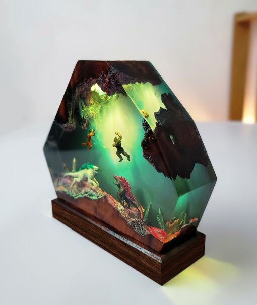 Godzilla & Kong vs Shimo & Skar King Resin Night Lamp - Image 9