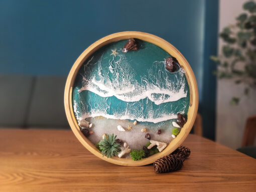 Wood & Resin Decorative Tray