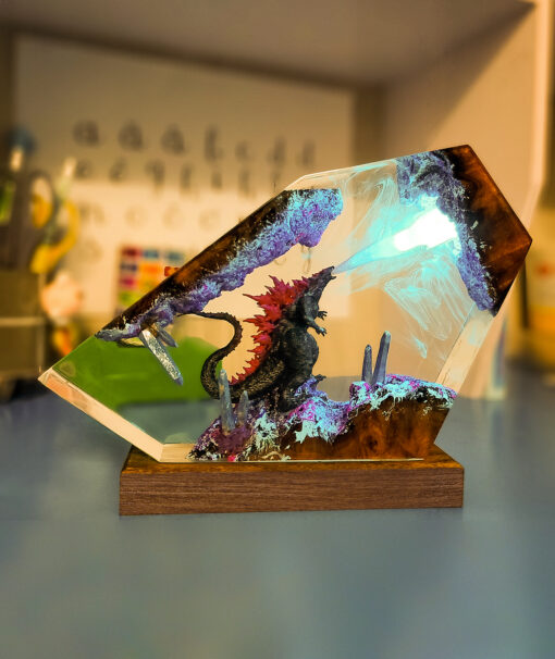 Godzilla Fire Breathing Ver 2 Resin Night Lamp