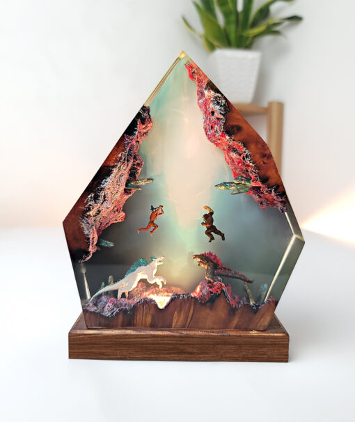 Godzilla & Kong vs Shimo & Skar King Ver 2 Resin Night Lamp - Image 8