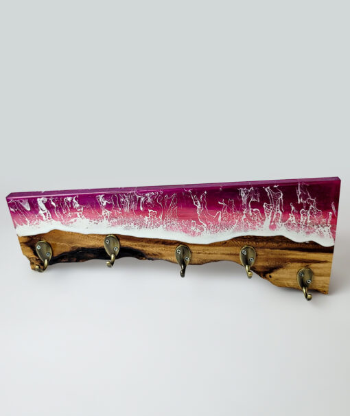 Red Ocean Wave Resin Hanging Hook - Image 9