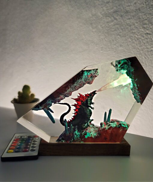 Godzilla Fire Breathing Ver 2 Resin Night Lamp - Image 7