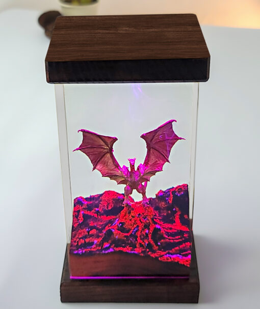 King Ghidorah Resin Night Lamp - Image 7