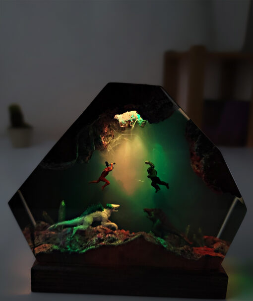 Godzilla & Kong vs Shimo & Skar King Resin Night Lamp - Image 7