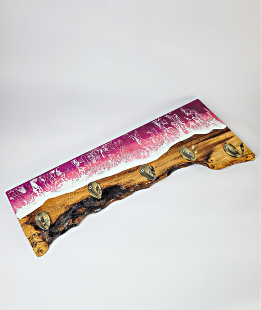 Red Ocean Wave Resin Hanging Hook - Image 8