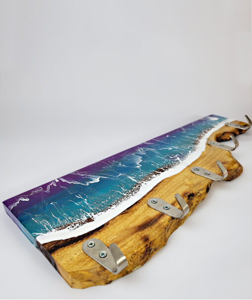 Blue Ocean Wave Resin Hanging Hook - Image 8