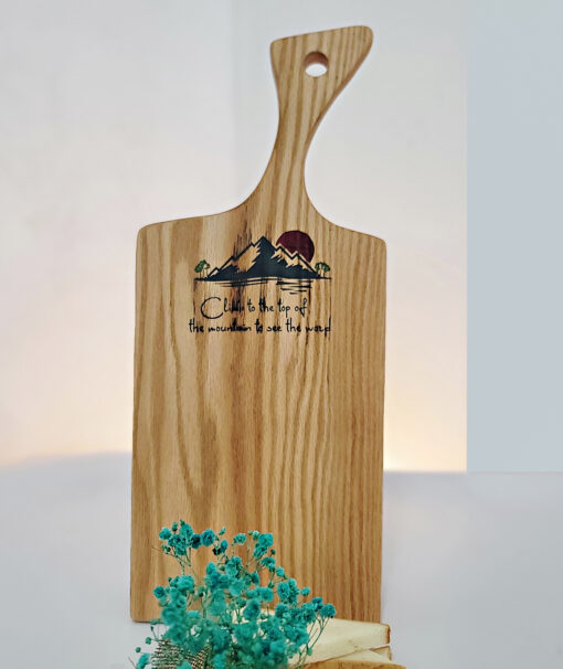 Wood Cutting Board with Laser Engraving - Image 6