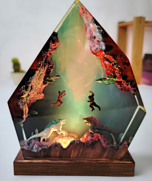 Godzilla & Kong vs Shimo & Skar King Ver 2 Resin Night Lamp - Image 6