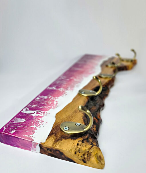 Red Ocean Wave Resin Hanging Hook - Image 7