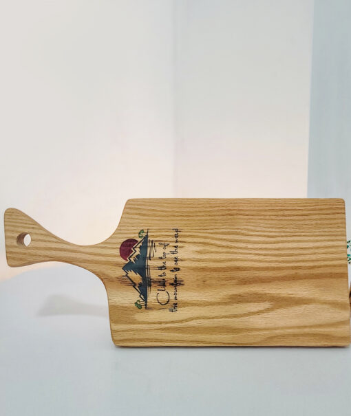 Wood Cutting Board with Laser Engraving - Image 2