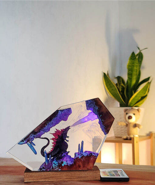 Godzilla Fire Breathing Ver 2 Resin Night Lamp - Image 5