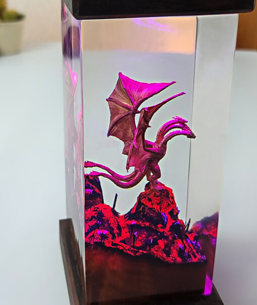 King Ghidorah Resin Night Lamp - Image 6