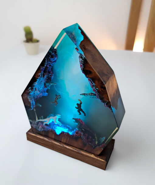 Godzilla & Kong vs Shimo & Skar King Ver 2 Resin Night Lamp - Image 5