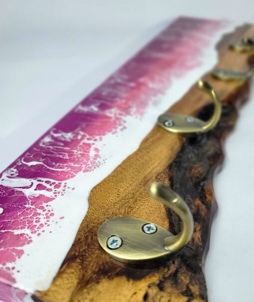 Red Ocean Wave Resin Hanging Hook - Image 6