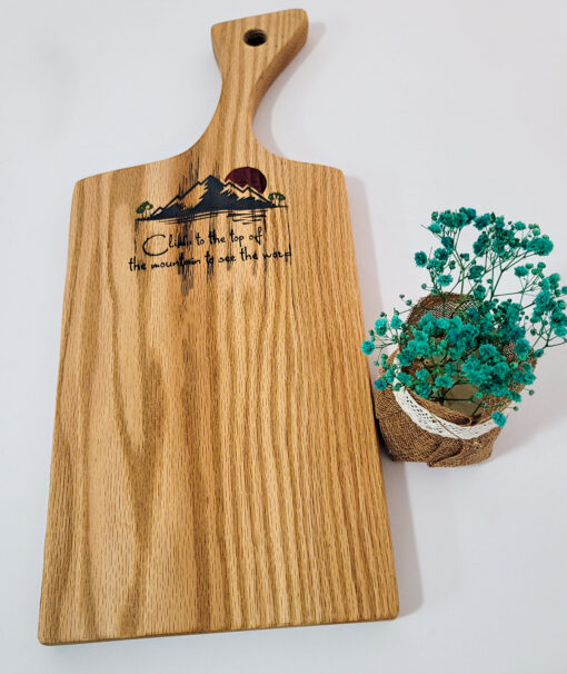 Wood Cutting Board with Laser Engraving - Image 5