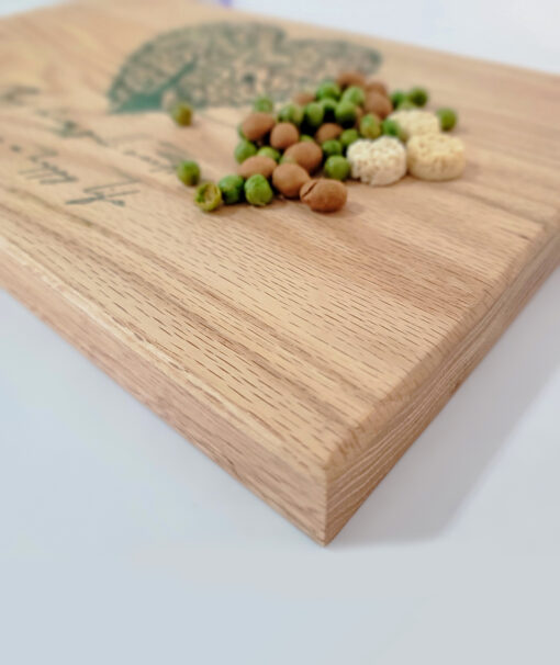 Wood Cutting Board with Heart-Shaped Laser Engraving - Image 4