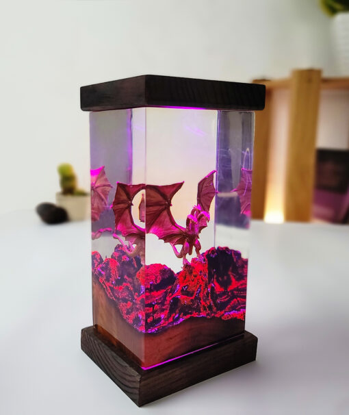 King Ghidorah Resin Night Lamp - Image 5