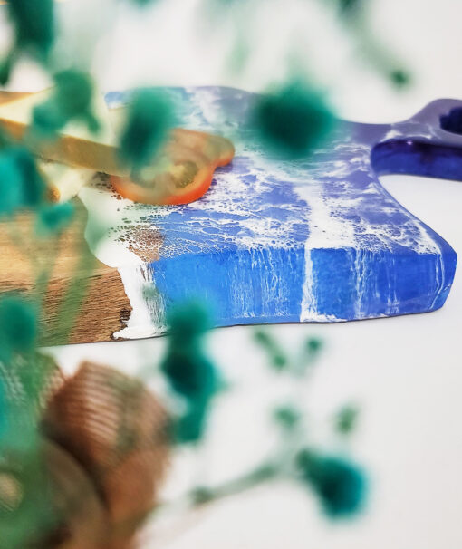Ocean Wood & Resin Cutting Board - Image 6