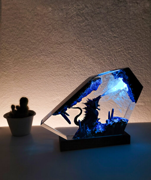Godzilla Fire Breathing Ver 2 Resin Night Lamp - Image 3