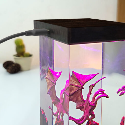 King Ghidorah Resin Night Lamp - Image 4