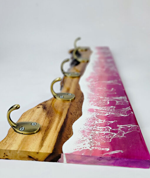 Red Ocean Wave Resin Hanging Hook - Image 4