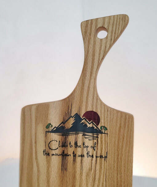 Wood Cutting Board with Laser Engraving - Image 3