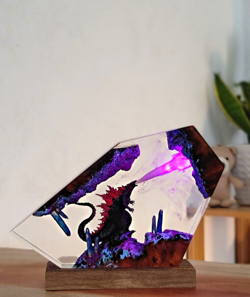 Godzilla Fire Breathing Ver 2 Resin Night Lamp - Image 2