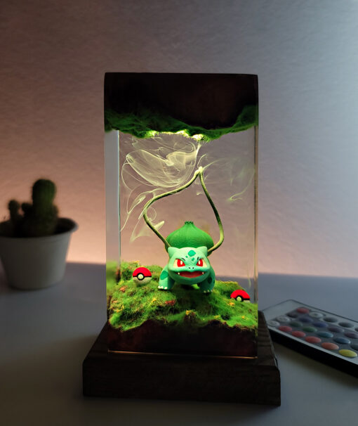 Bulbasaur Resin Night Lamp - Image 2