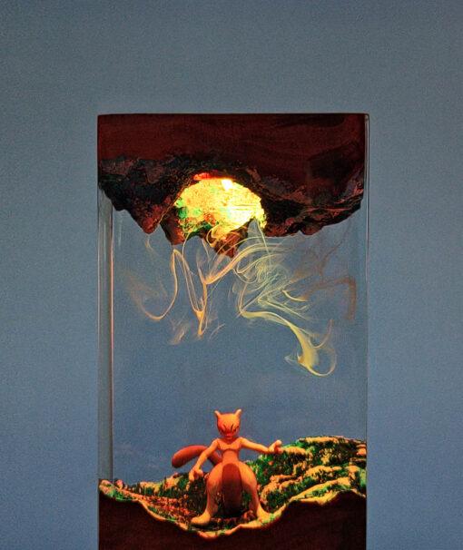 Mewtwo Epoxy Resin Night Lamp - Image 2