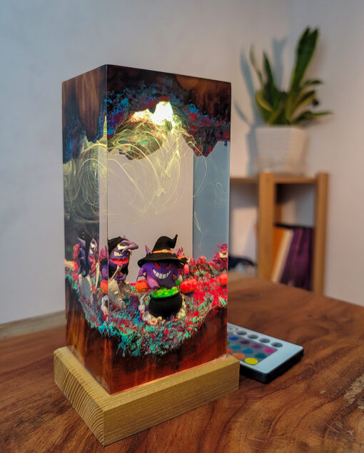 Gengar Halloween Resin Night Lamp - Image 2
