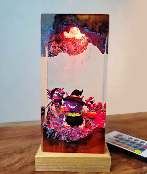 Gengar Halloween Resin Night Lamp - Image 7