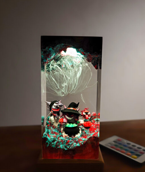 Gengar Halloween Resin Night Lamp - Image 6
