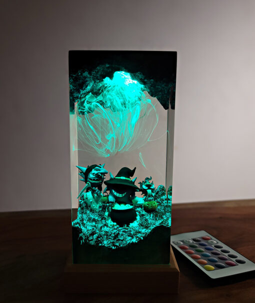 Gengar Halloween Resin Night Lamp - Image 5