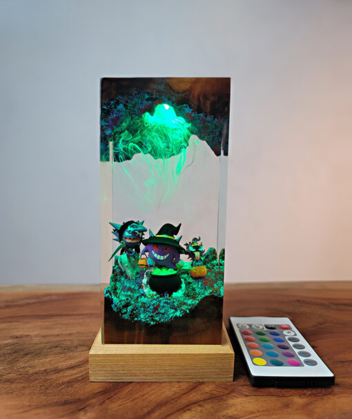 Gengar Halloween Resin Night Lamp - Image 4