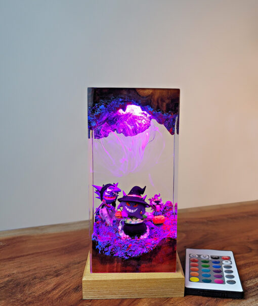 Gengar Halloween Resin Night Lamp - Image 3