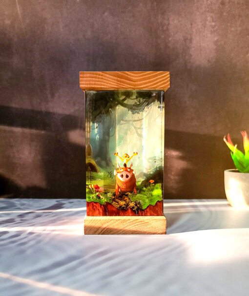 Pumbaa & Timon Resin Night Lamp
