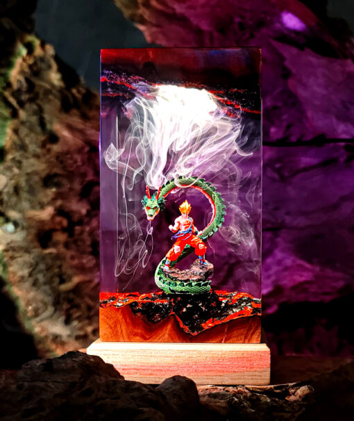 Goku & ShenLong Resin Night Lamp - Image 11