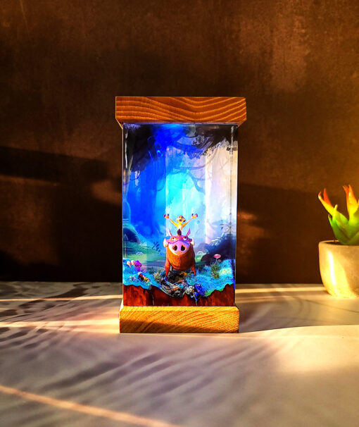 Pumbaa & Timon Resin Night Lamp - Image 7