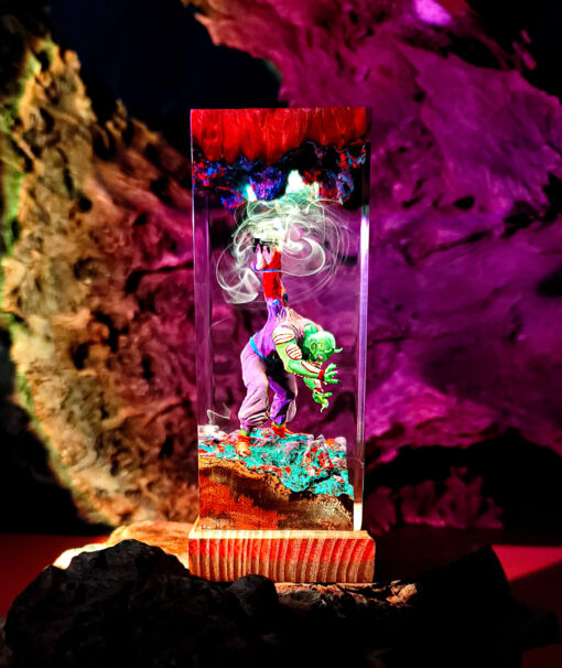 Goku & Demon Piccolo Resin Night Lamp - Image 9