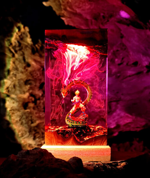 Goku & ShenLong Resin Night Lamp - Image 10