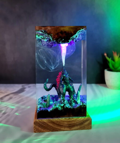 Godzilla Fire Breathing Resin Night Lamp - Image 6
