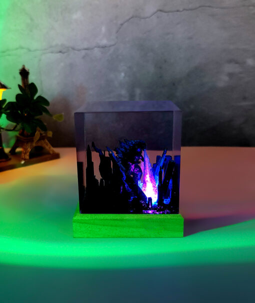 Godzilla City Destruction Resin Night Lamp Ver 2 - Image 3
