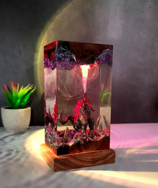 Godzilla Fire Breathing Resin Night Lamp - Image 5