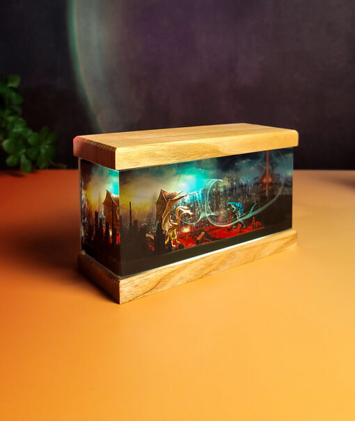 Godzilla vs King Ghidorah Resin Night Lamp - Image 5