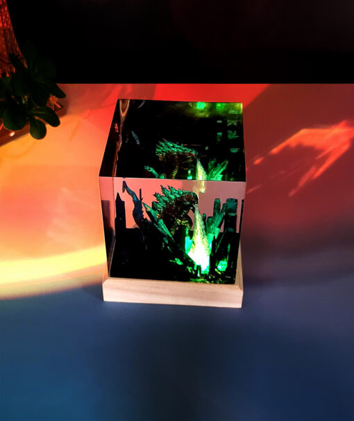 Godzilla City Destruction Resin Night Lamp Ver 2