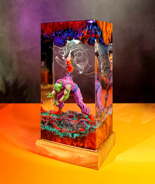 Goku & Demon Piccolo Resin Night Lamp - Image 6