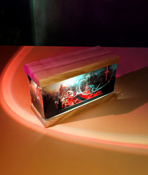 Godzilla vs King Ghidorah Resin Night Lamp - Image 4