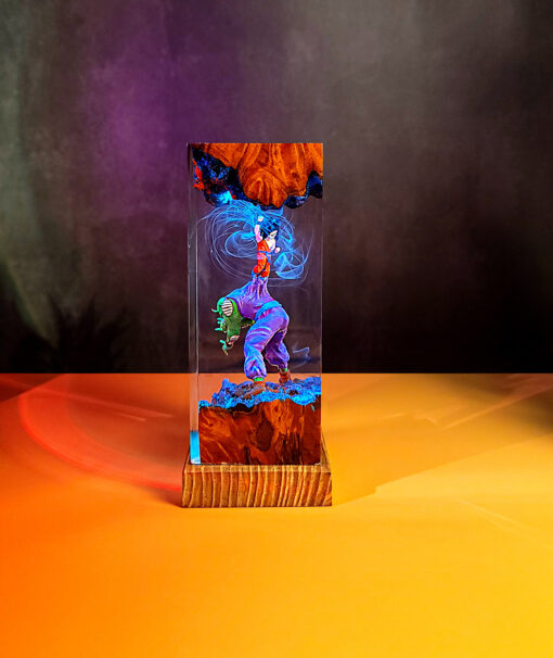 Goku & Demon Piccolo Resin Night Lamp - Image 5
