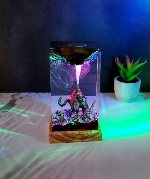 Godzilla Fire Breathing Resin Night Lamp - Image 3