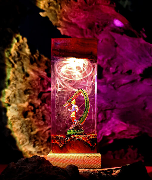 Goku & ShenLong Resin Night Lamp - Image 6